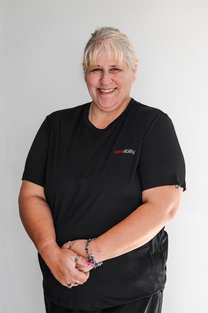 A Coreability support worker