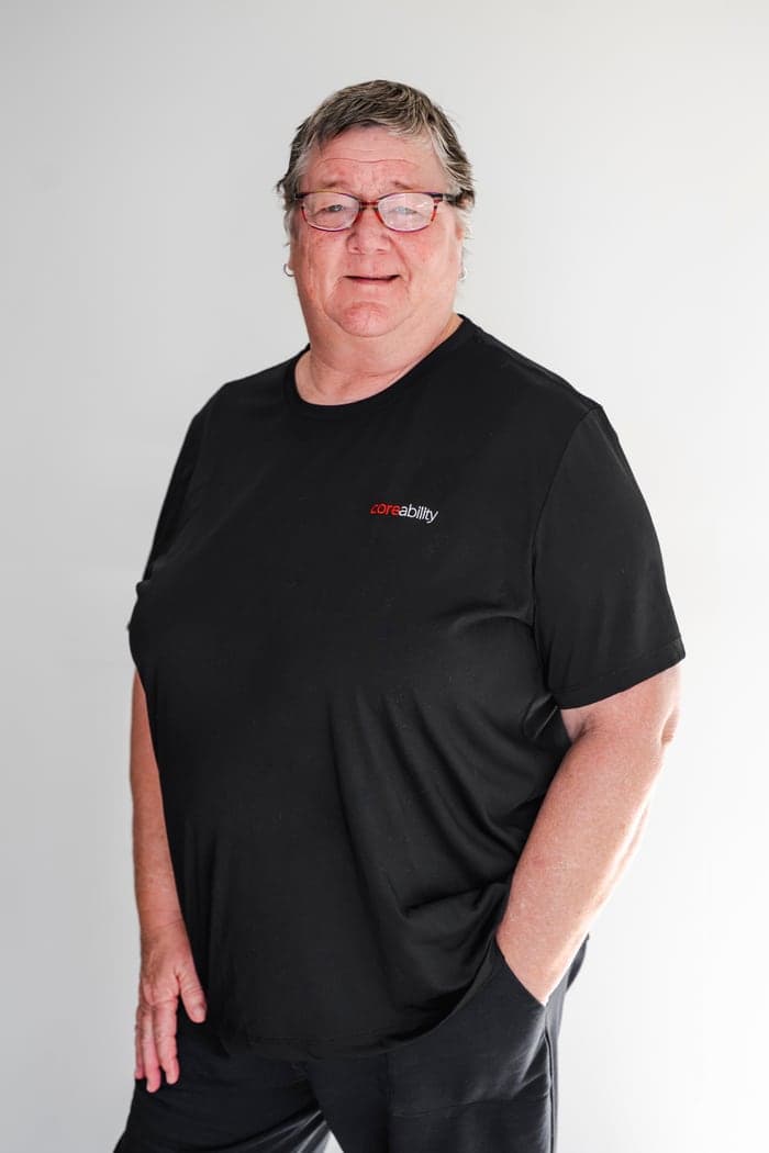 A Coreability support worker