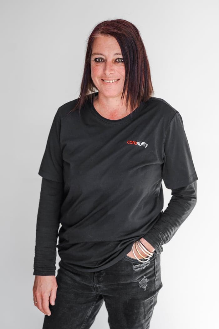 A Coreability support worker