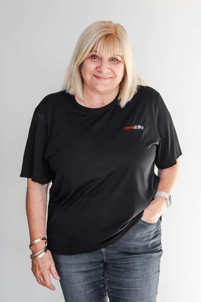 A Coreability support worker